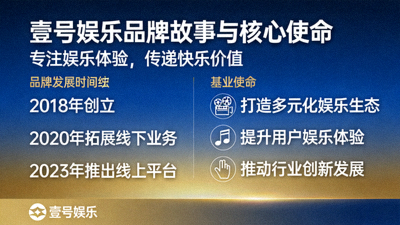 壹号娱乐品牌故事与核心使命阐述